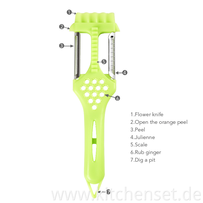 green watermelon vegetable julienne peeler